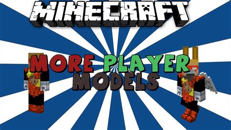 Minecraft More Player Models 2 Mod Youtube