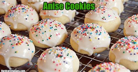 These cookies don't take much effort to make in terms of ingredients or process of making. Italian Anise Cookies Recipe | Anise cookies, Anise cookie ...
