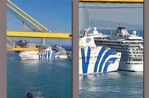 Ferry Collides With Viking Cruise Ship In The Port Of Barcelona Crew Center