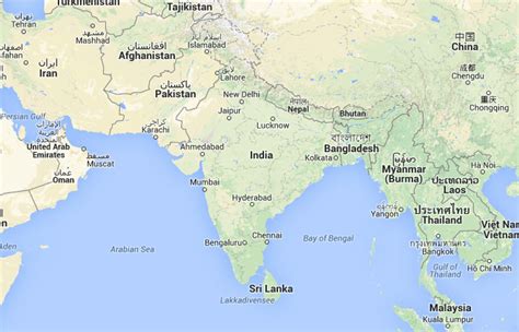 ﻿mapa De India﻿ Donde Está Queda País Encuentra Localización