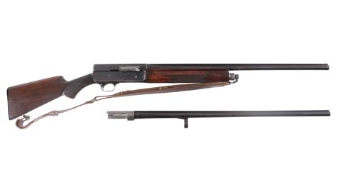 Remington Model 11 Semi Automatic Shotgun With Extra Barrel Rock