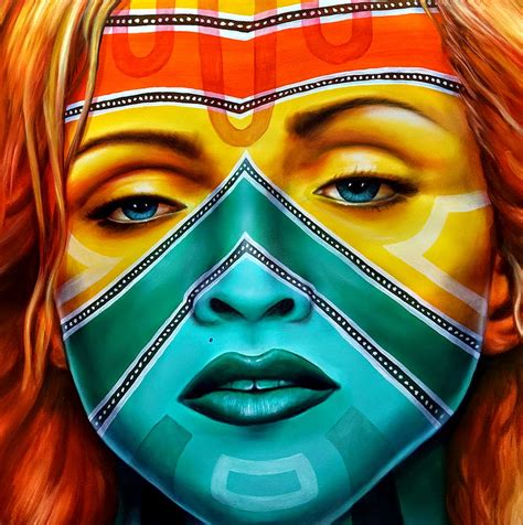 Cuadros, pinturas, oleos: Rostros Artísticos Pinturas de Caras Modernas