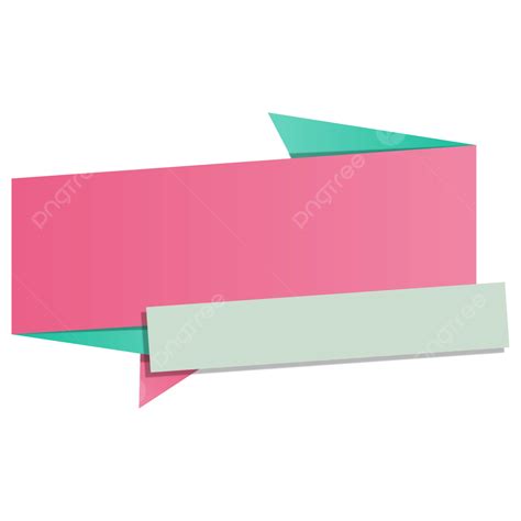 Banner Textbox Shape Pink Green Vector Pink Banners Pink Textbox