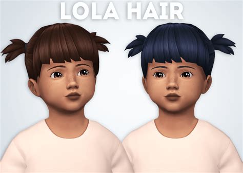 Sims 4 Lola Hair Comes In All Ea Colors Hat Compatible Micat Game