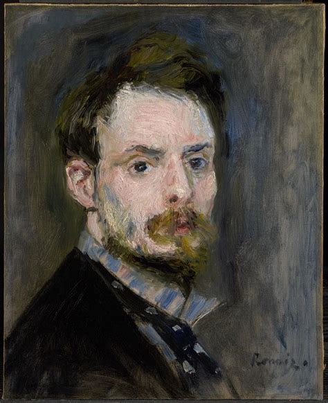 Self Portrait Pierre Auguste Renoir C 1875 When Renoir Made This Self