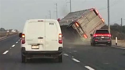 Semi Truck Crashes After Refusing To Let Vehicles Pass