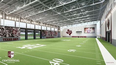 Texas Aandm Football New Indoor Facility Part Of Fundraising Campaign