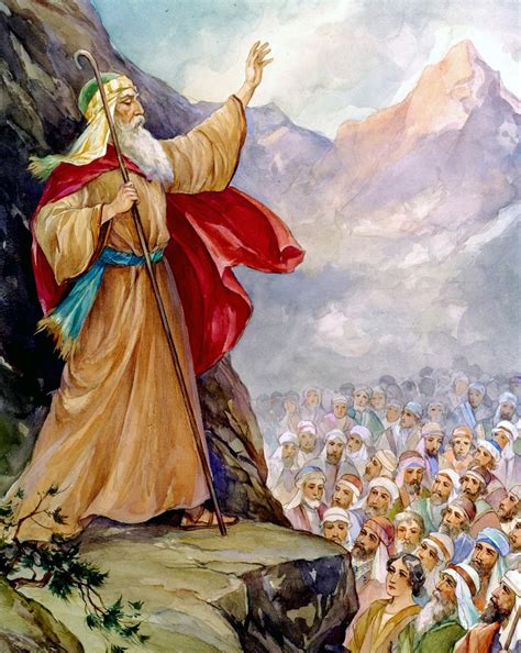 Moses Speaks To The Israelites