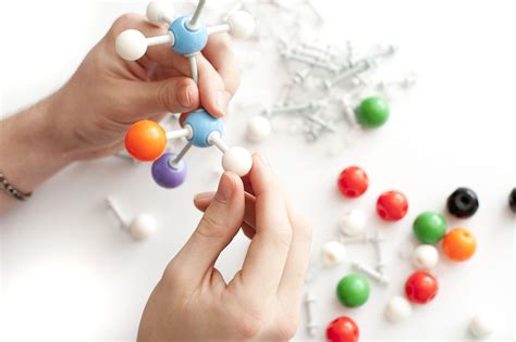Working With Chemical Bonding Model 9985 Stockarch Free Stock Photo