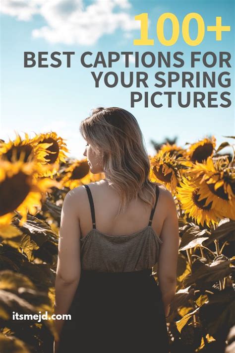 This collection shall arm you with various flirty quotes and caption ideas for you to use on instagram. 100+ Perfect Captions About Spring To Bring Sunshine To ...