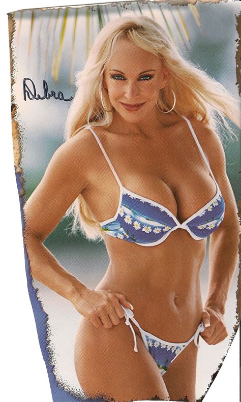 Debra In A Blue White Bikini Rare Version Former WWE Diva Debra Photo Fanpop