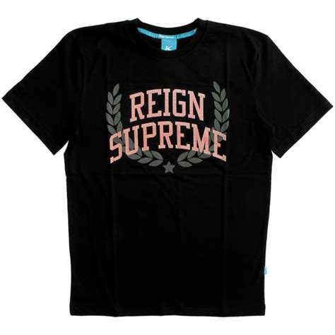 T Shirt King Apparel Reign Supreme Black