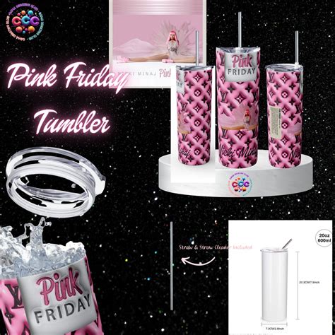 Nicki Minaj Pink Friday Tumbler 3d Print Etsy Portugal