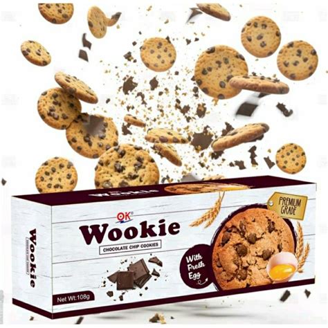 Ok Wookie Cookies 108g Chocolate Fruit Nuts And Butter Cream Premium
