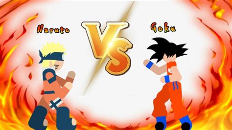 Naruto Vs Goku Stick Fight Youtube