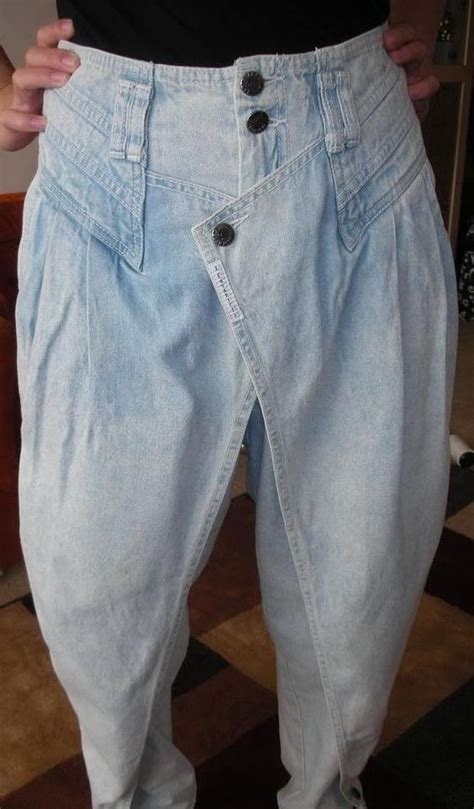 Z Cavaricci Pants Like Totally 80s Drop Crotch Jeans Late 80s