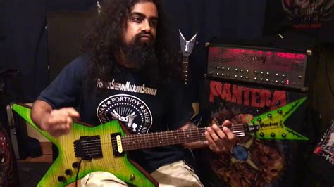 A New Level Pantera Guitar Cover Washburn Dime 3 Youtube