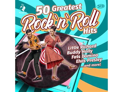 Various Various 50 Greatest Rockn Roll Hits Cd Rock And Pop Cds