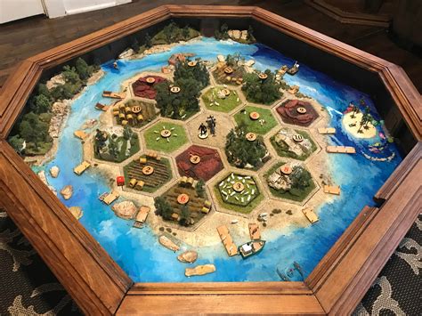 I Built A Settlers Of Catan Game Inside A Coffee Table Rterrainbuilding