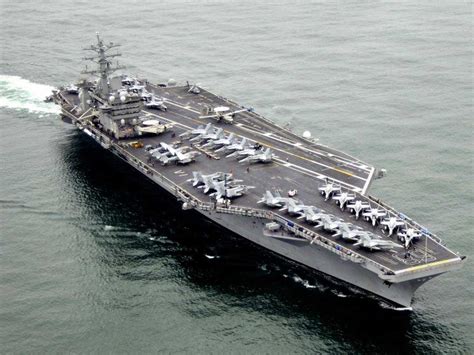 The U S Navys Nimitz Class Aircraft Carriers Are The Largest Warships