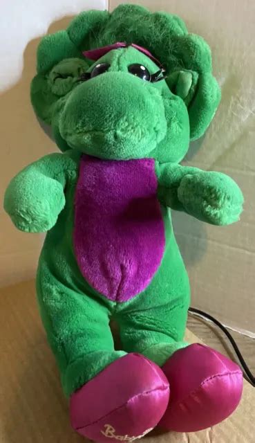 Baby Bop Barney Friend Green Plush 12 Triceratops 1993 Vintage The