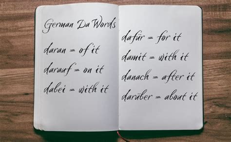 German Da Words How To Use Damit Darüber Darauf Emma Loves German