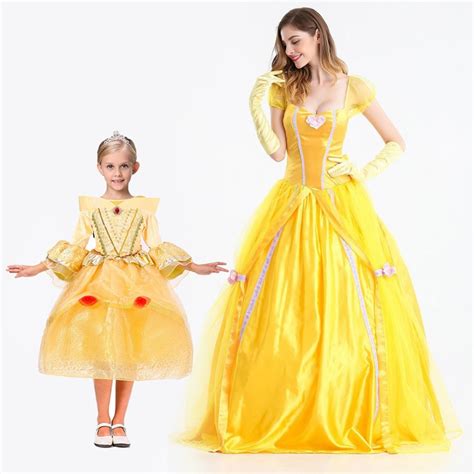 Halloween Cosplay Princess Dress Mother And Daughter Dresses Costumes