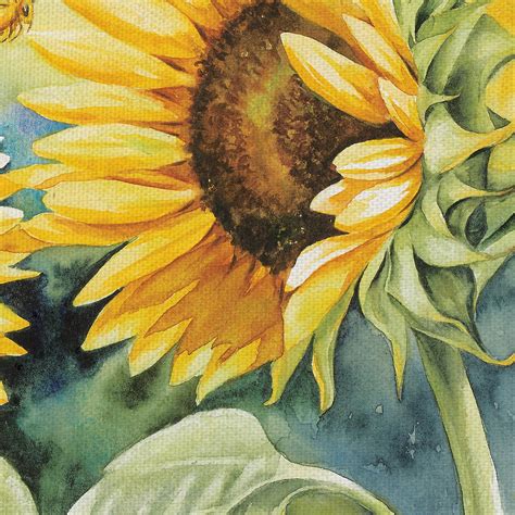 Sunshine By Kathleen Denis Canvas Wall Art In 2022 Sunflower Wall Art