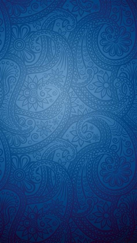 Blue Paisley Wallpaper Wallpapersafari
