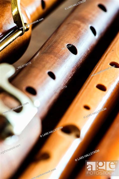 Closeup Of A Variety Of Recorders Flute Stock Photo Picture And