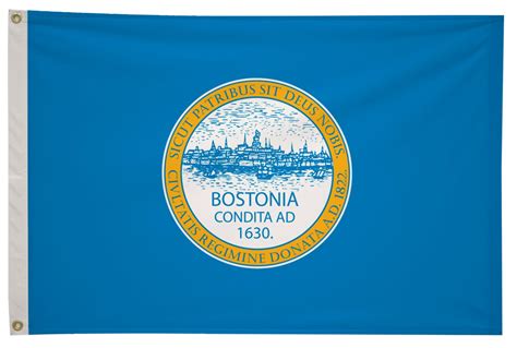 City Of Boston Flag Boston Ma Flag Boston City Flag