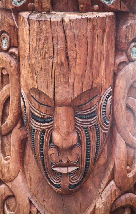 Maori Art Wood Carving Rotorua New Zealand Stephanieetstephane