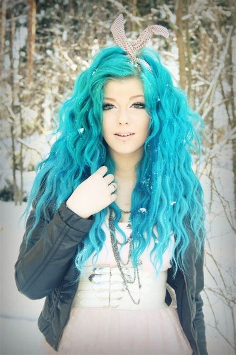 Me and my friend dyed my hair (no experience) all colors of the rainbow and it came out great. Turquoise hair dye | Hair ideas | Pinterest