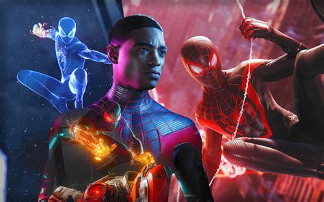 Marvel Spider Man Miles Morales Jumping 4k Wallpaper