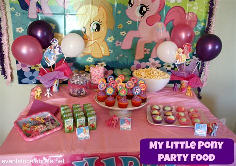 My Little Pony Party Ideas Events To Celebrate