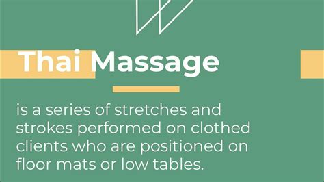 What Is Thai Massage Youtube