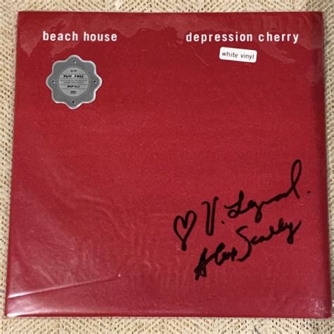 Beach House Auction Item Signed Depression Cherry Lp White Vinyl