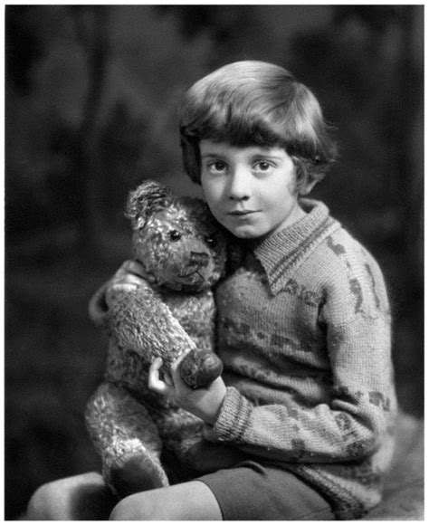 Disney Gag On Twitter The Real Christopher Robin 1920 And His Pooh