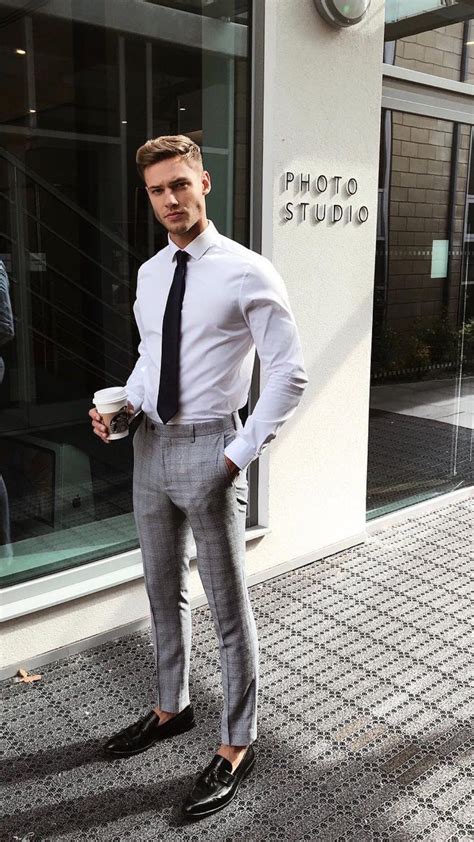 5 Cool Outfits With White Shirt For Men Moda Social Masculina Moda