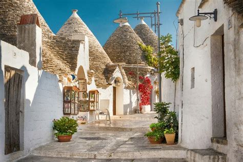 Unesco Heritage Site Historical Trulli Of Alberobello Italy Europe