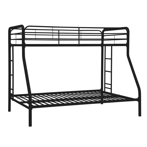 Dhp Metal Twin Over Full Bunk Bed In Black