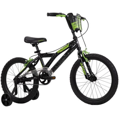 Training wheel bikes for toddlers. Huffy 18-inch Unleash Boys' Bike for Kids', Black / Green ...