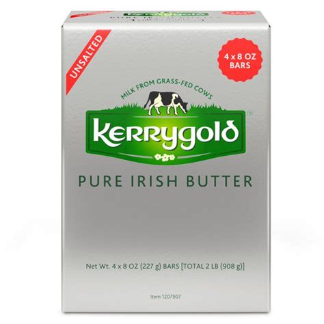 Kerrygold Unsalted Irish Butter 4 X 8 Oz Costco Food Database