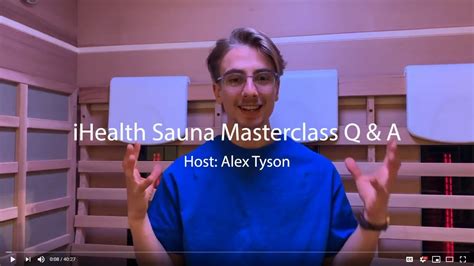 Sauna Masterclass Q And A 8 Ihealth Saunas Youtube
