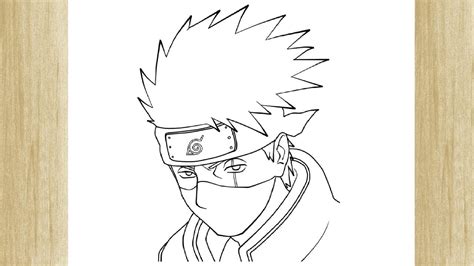 Como Dibujar A Kakashi Hatake De Naruto Shippuden Youtube