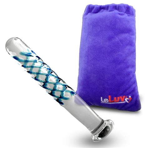 Leluv Rounded Tip Blue Swirls Straight Shaft Flat Base Mini Dildo Ebay