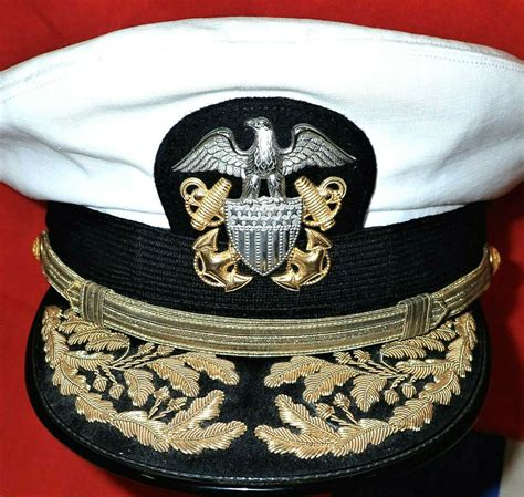 Ww2 Era United States Navy Admirals Summer Uniform Peaked