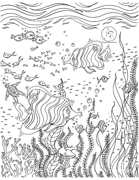 Underwater Scene Drawing At Explore Collection Of