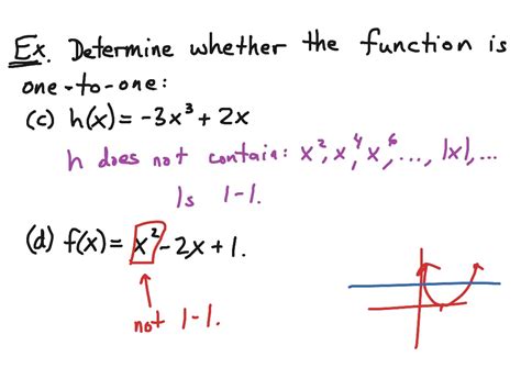 (mathematics, logic, of a relationship between two sets). 2.5 - Determining if functions are one-to-one, function ...