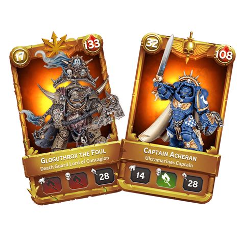 Home Warhammer Combat Cards